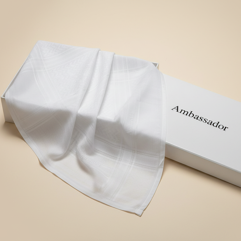 شماغ السفراء مع البوكس - فكرة 1