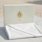 شماغ أبيض مطوي فاخر