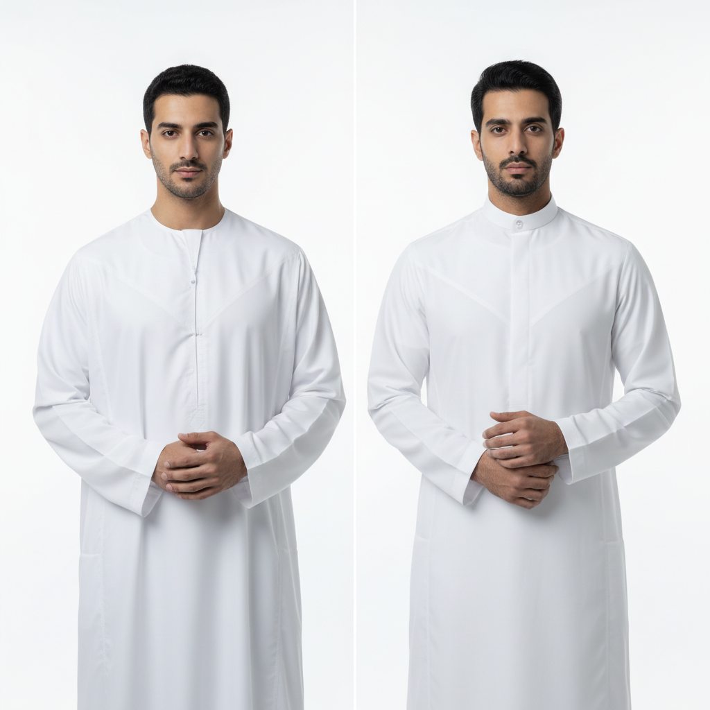 كندورة كويتية وعربية على موديل إماراتي