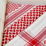 شماغ أحمر تقليدي فاخر