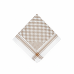 Beige Tan Checkered Shemagh