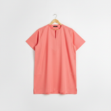 Coral Pink Kandora on Hanger - Store Ready