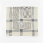 Cream and Silver Shemagh