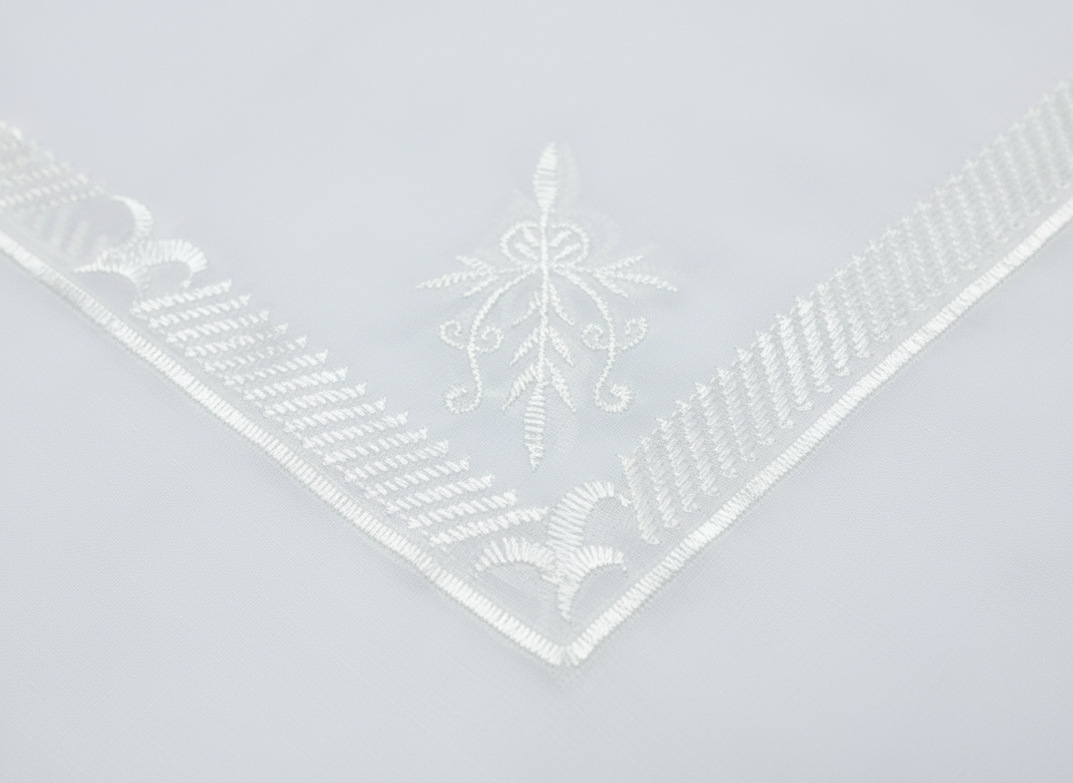 Embroidery detail close-up