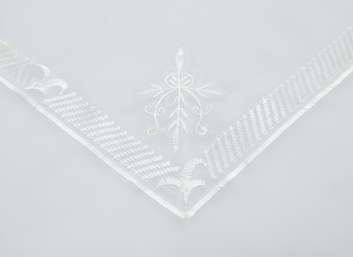 Embroidery detail close-up