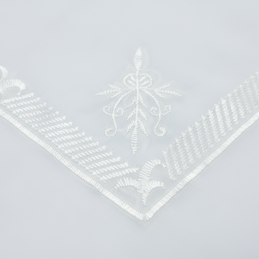 Embroidery detail close-up