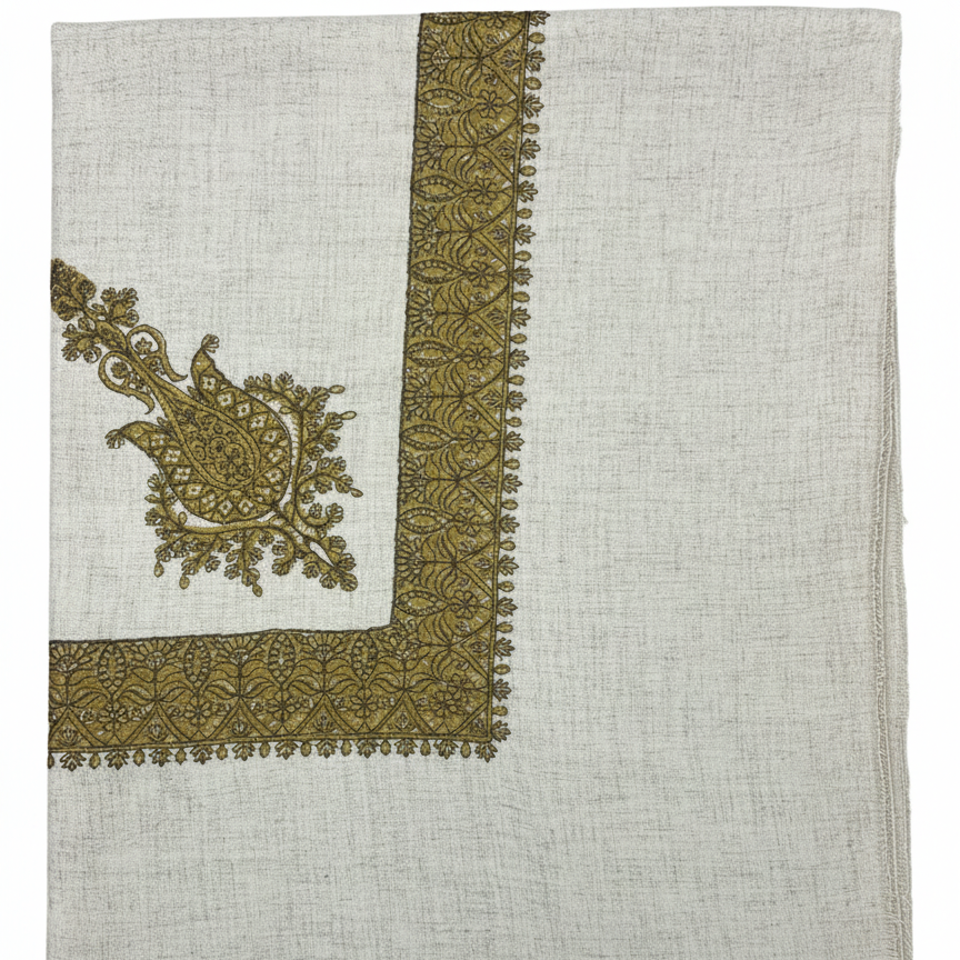 Enhanced garment with white background