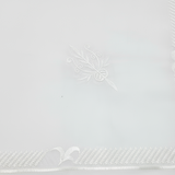 Ghutrah with embroidery on white background