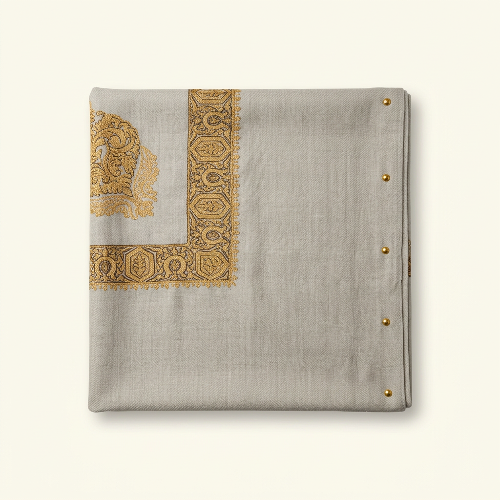Gold-border shawl