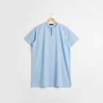 Light Baby Blue Kandora on Hanger - Store Ready