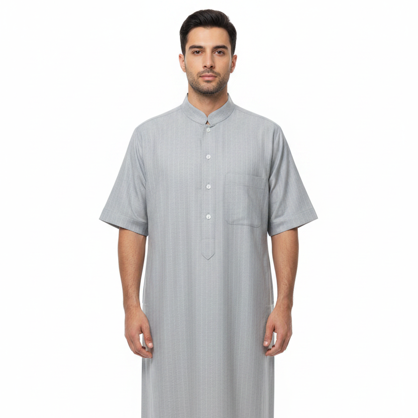 Light Silver-Gray Thobe