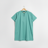 Light Teal Aqua Kandora on Hanger - Store Ready