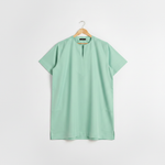 Mint Green Kandora on Hanger - Store Ready
