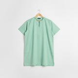 Mint Green Kandora on Hanger - Store Ready
