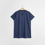 Navy Blue Kandora on Hanger - Store Ready