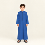 Royal-blue jalabiya on a 6-year-old