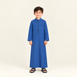 Royal-blue jalabiya on a 6-year-old