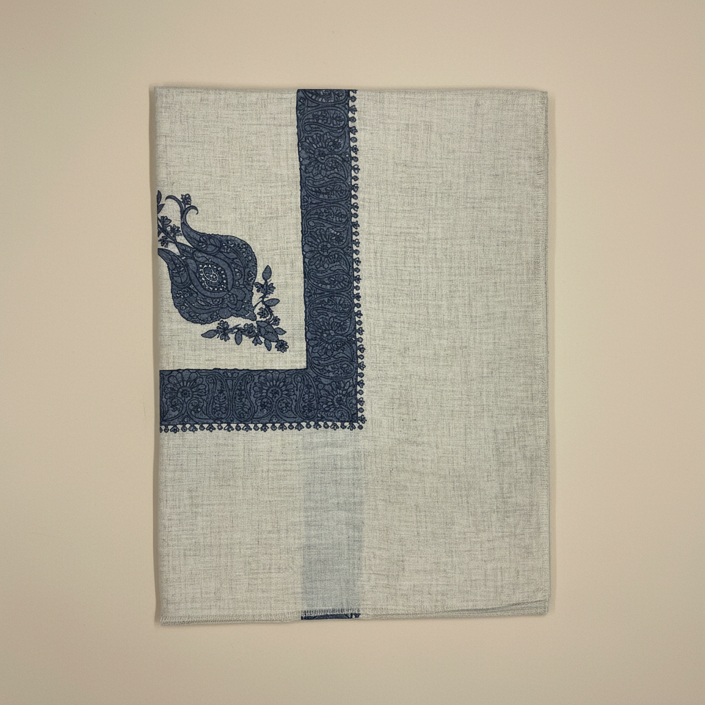 Shawl with plastic removed - attempt 2