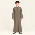 Square brown jalabiya