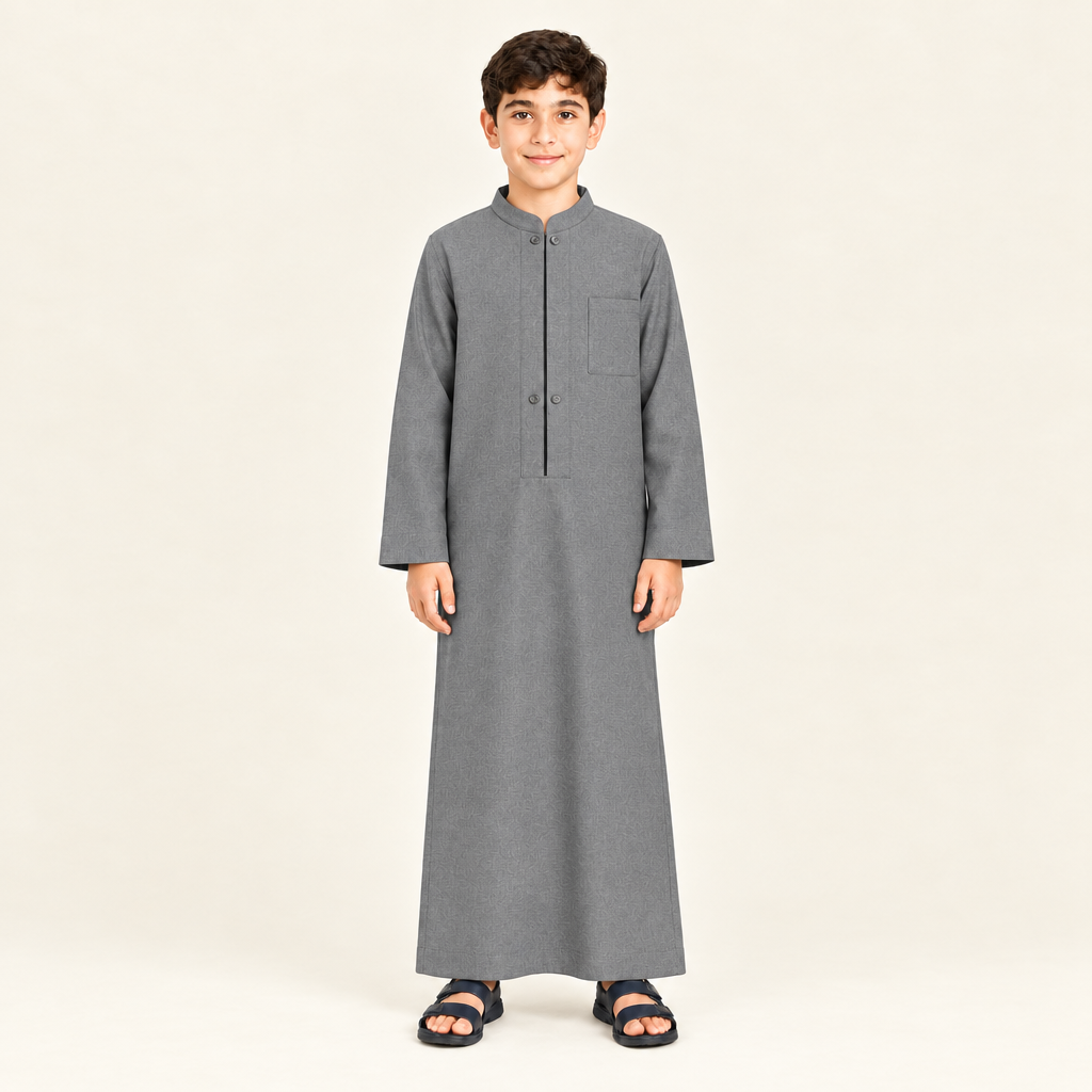 Square gray jalabiya