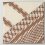 Taupe-brown Gulf shemagh #BC9A86