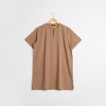 Taupe Camel Kandora on Hanger - Store Ready