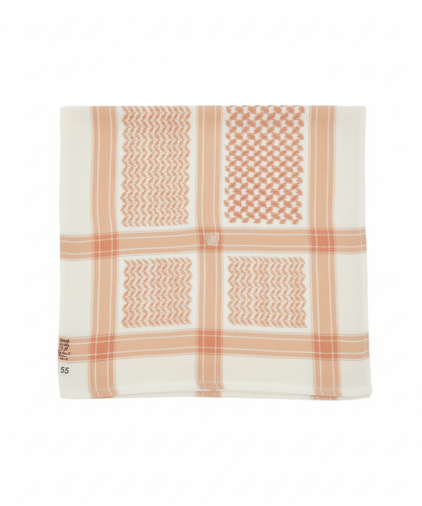 Warm beige shemagh #F3D9CA