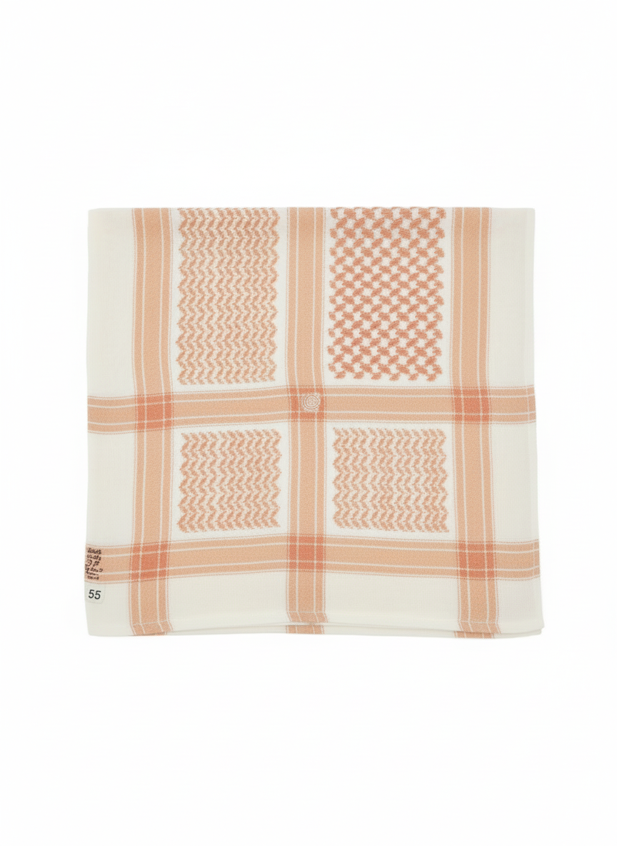 Warm beige shemagh #F3D9CA