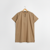 Warm Taupe Khaki Kandora on Hanger - Store Ready